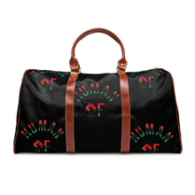 Load image into Gallery viewer, Waterproof Travel Duffel Bag — "Human AF" Empowerment Design