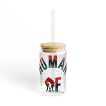 Load image into Gallery viewer, HumanAF Sipper Glass, 16oz