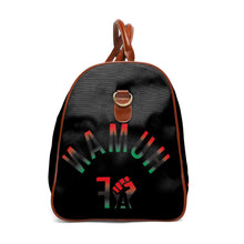 Load image into Gallery viewer, Waterproof Travel Duffel Bag — "Human AF" Empowerment Design