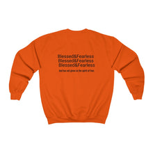 Load image into Gallery viewer, Blessed & Fearless Crewneck Sweatshirt