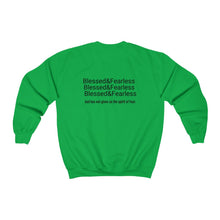 Load image into Gallery viewer, Blessed & Fearless Crewneck Sweatshirt