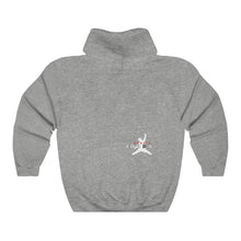 Load image into Gallery viewer, blk flower blessedaf hoodie