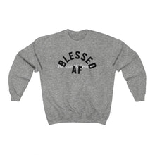 Load image into Gallery viewer, Blessed &amp; Fearless Crewneck Sweatshirt
