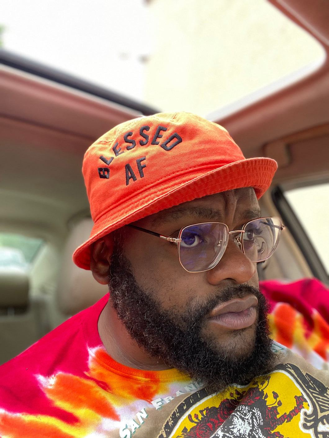 BlessedAF Orange bucket